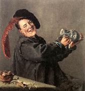 LEYSTER, Judith Jolly Toper oil painting